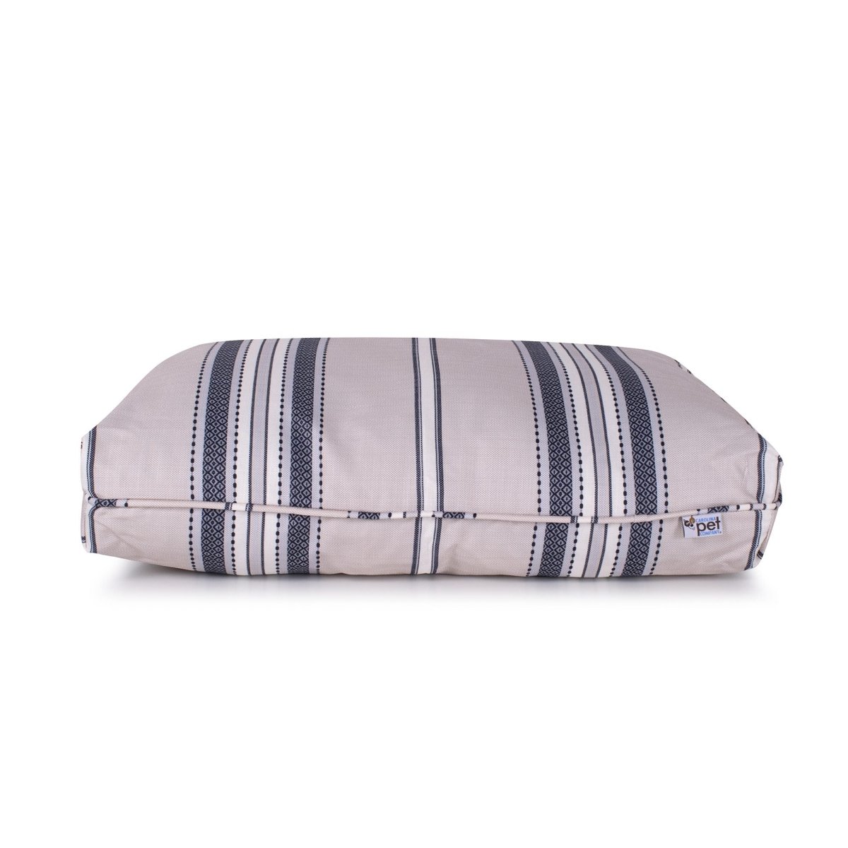 Turkish Towel Indoor/Outdoor Dog Bed | UV-Resistant Pet Bed with Recycled MemoryFiber™ & Classic Woven Pattern