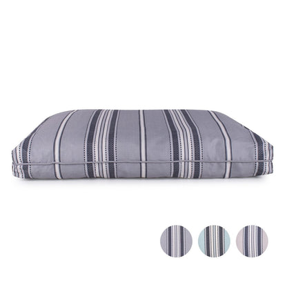 Turkish Towel Indoor/Outdoor Dog Bed | UV-Resistant Pet Bed with Recycled MemoryFiber™ & Classic Woven Pattern