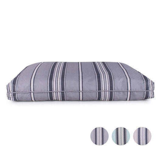 Turkish Towel Indoor/Outdoor Dog Bed | UV-Resistant Pet Bed with Recycled MemoryFiber™ & Classic Woven Pattern