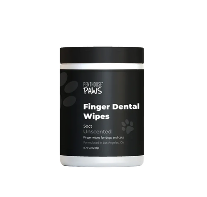 Pet Finger Dental Wipes (50 Count)