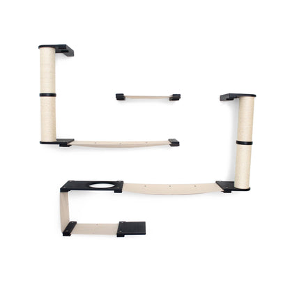 The Roman - A Wall Mounted Cat Scratcher Tree