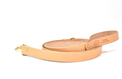 Full Leather Dog Leash – Premium Latigo & Chromexcel (Handmade USA)