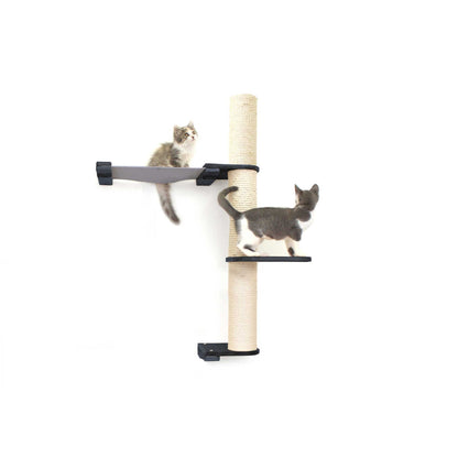 The Crow's Nest - A Wall Cat Scratcher with Hammock