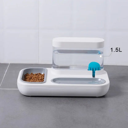 EasyFeed 3-in-1 Stylish Pet Bowls with Automatic Water Dispenser (1.5L)