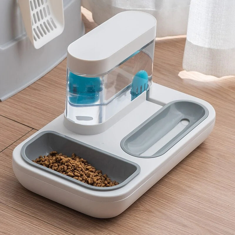 EasyFeed 3-in-1 Stylish Pet Bowls with Automatic Water Dispenser (1.5L)